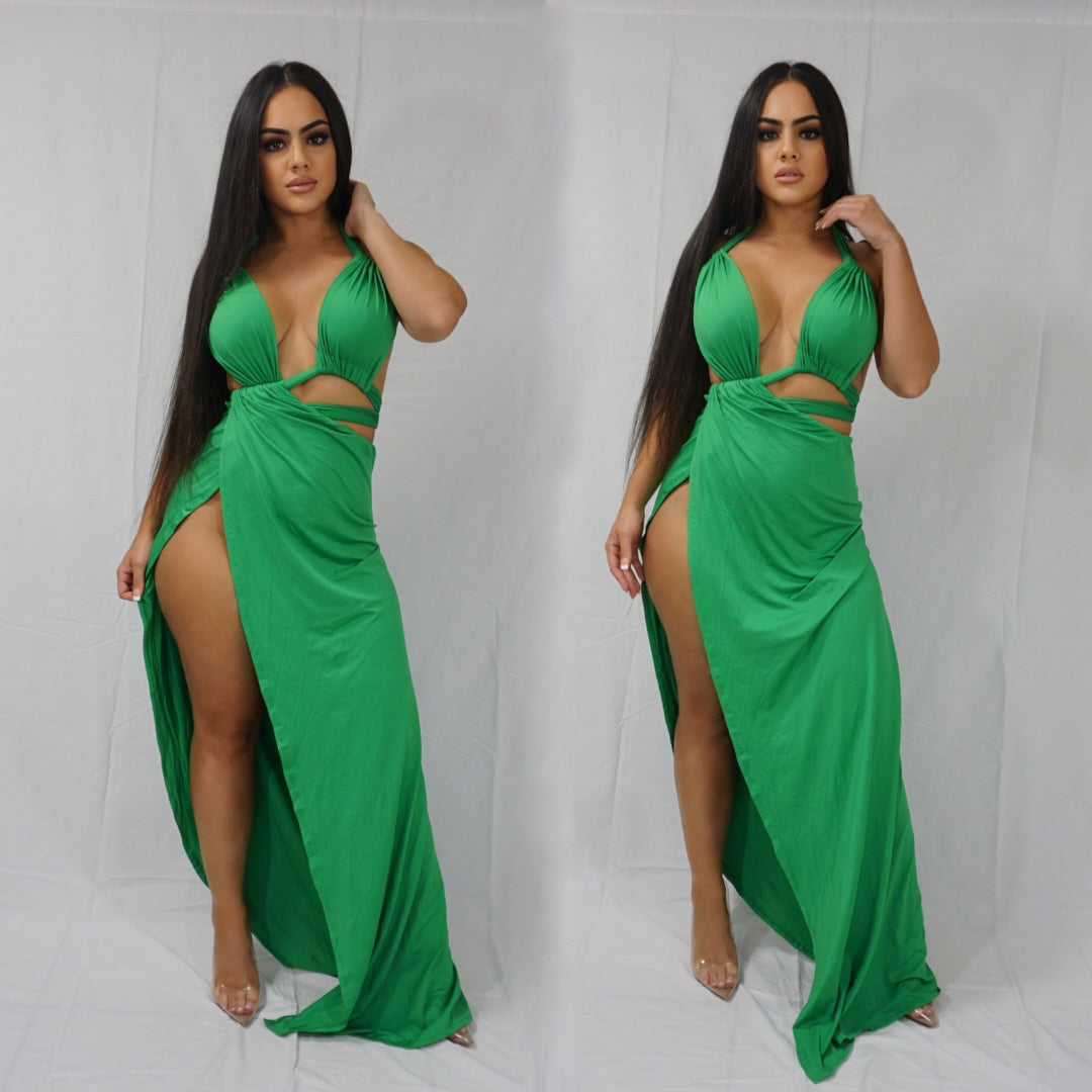 Green With Envy Maxi Dress